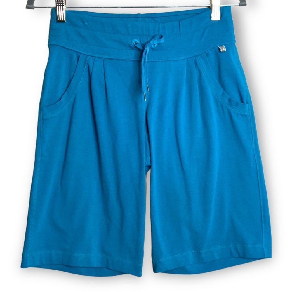 Women’s Teal Blue Drawstring Lounge Shorts